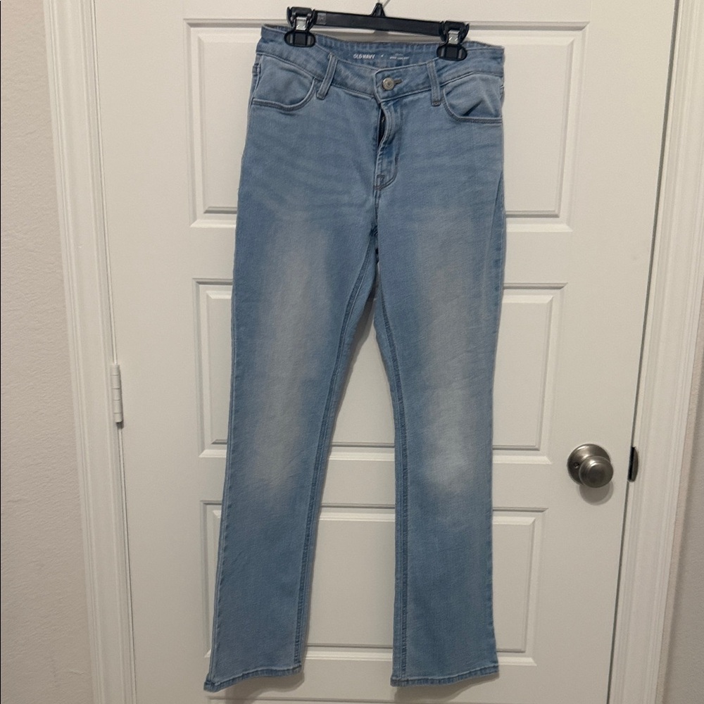 Old Navy Light Wash Straight-Leg Jeans